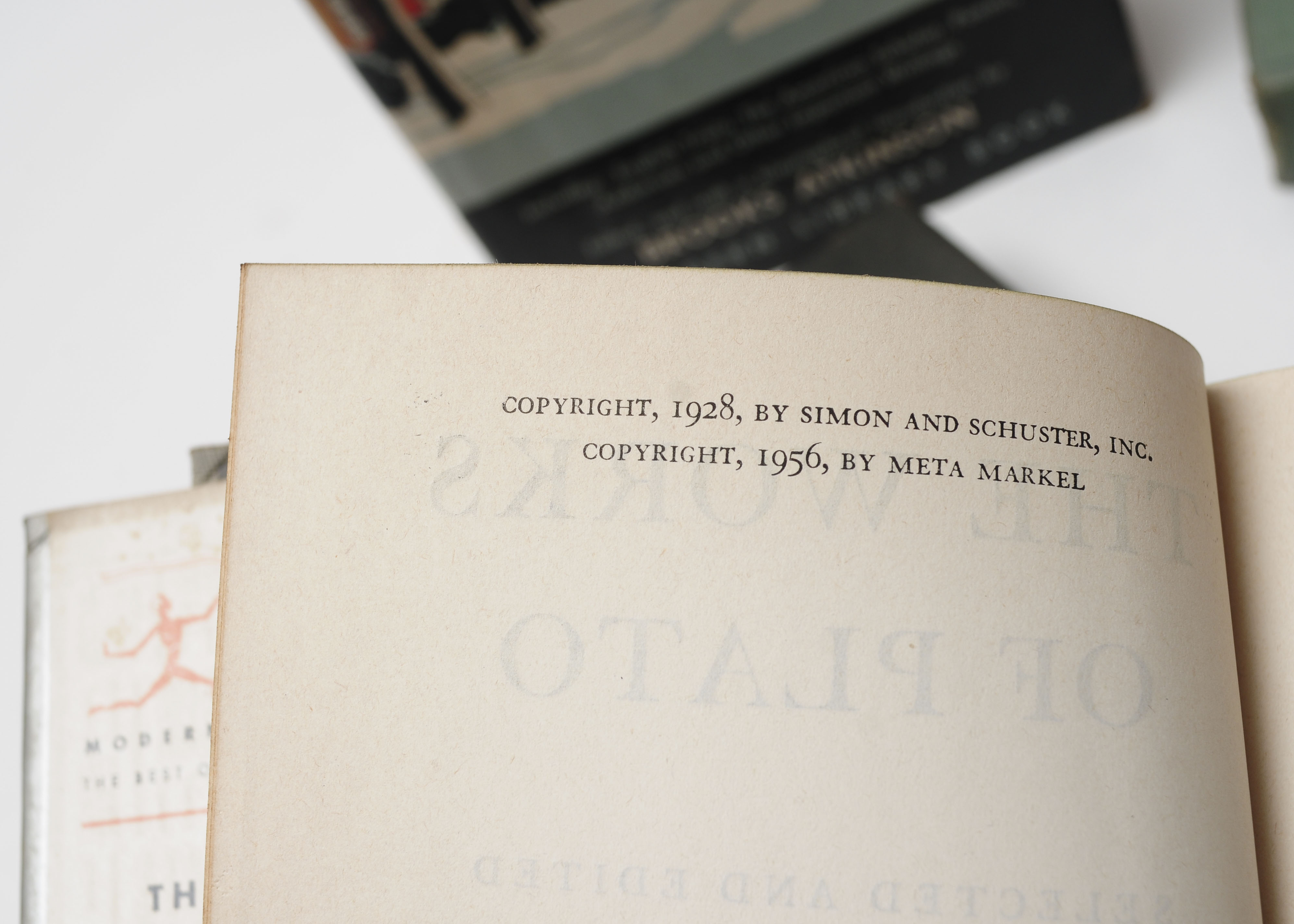 Vintage Group of Modern Library Books