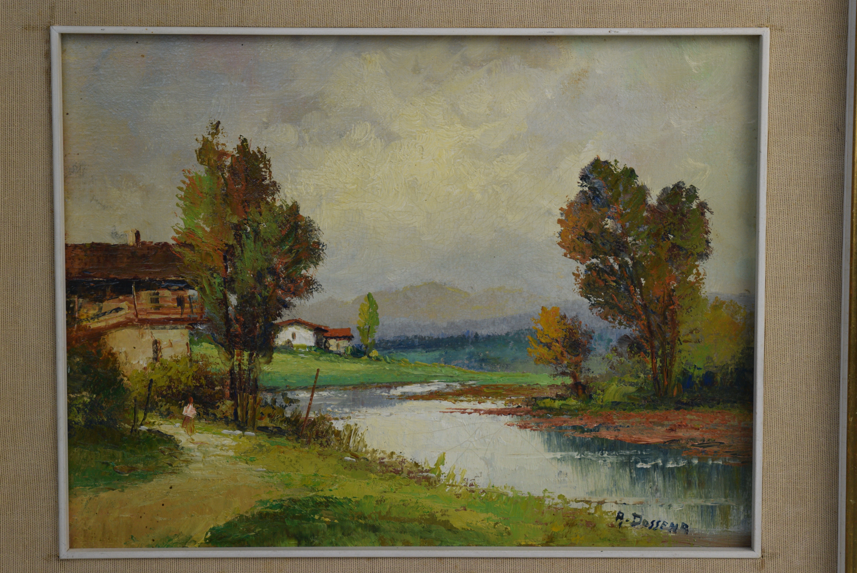 A. Dossena Oil Painting