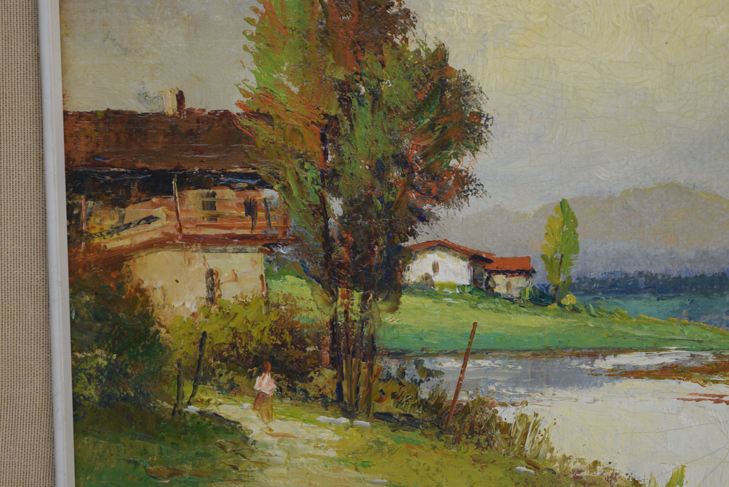 A. Dossena Oil Painting