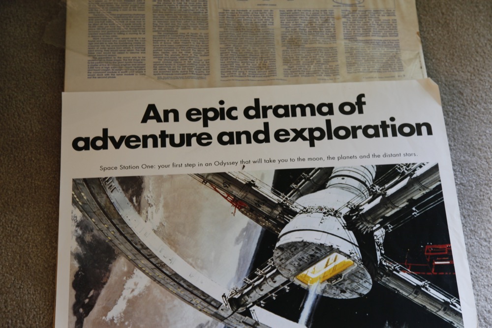 2001: A Space Odyssey Poster and Apollo XI Interior Poster