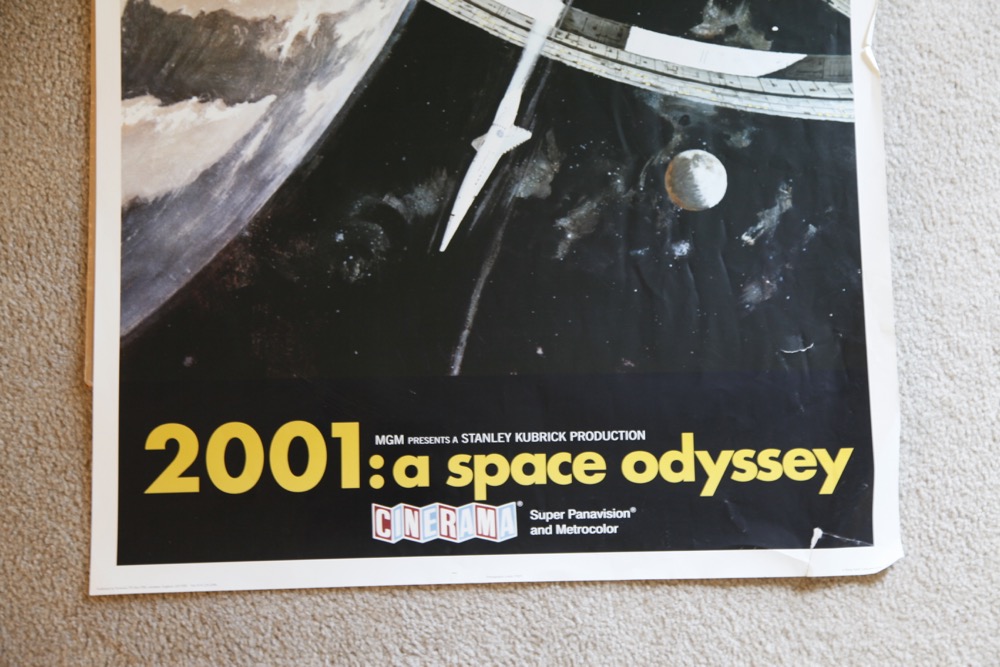 2001: A Space Odyssey Poster and Apollo XI Interior Poster