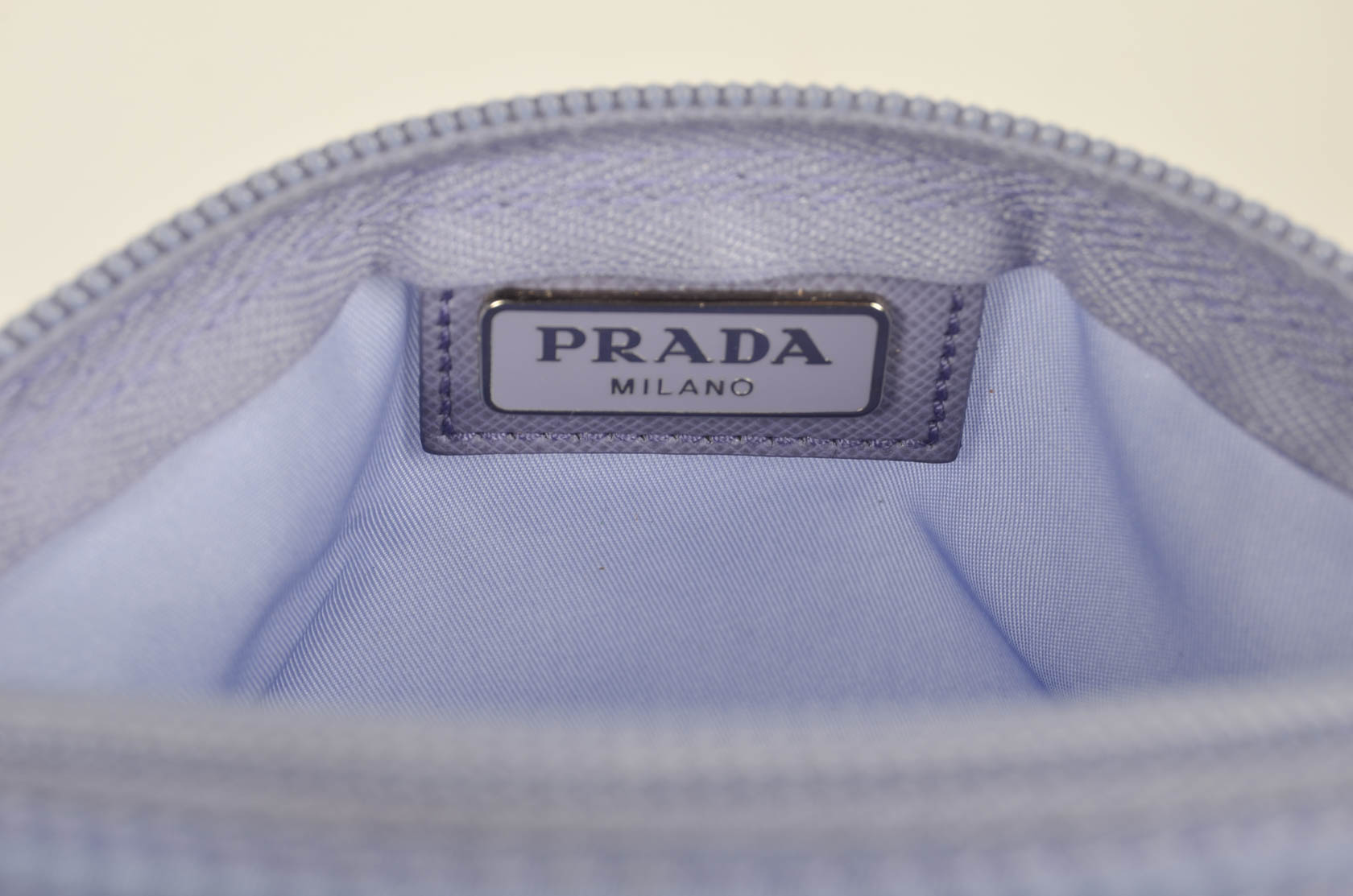 Prada Light Blue Pouch