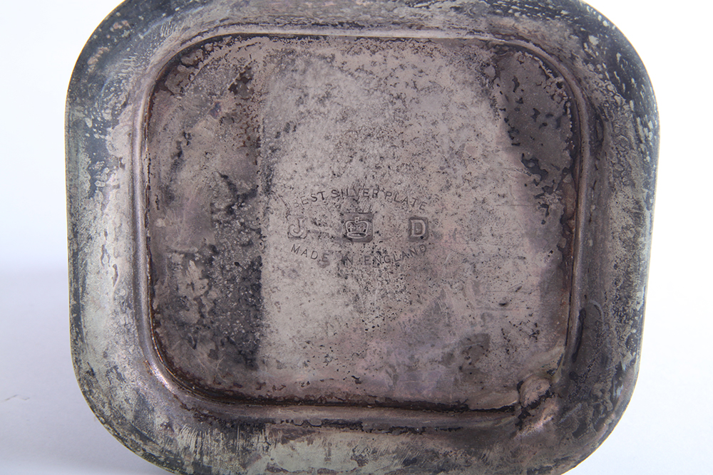 Silverplate Jack Daniel's Bottle Holder