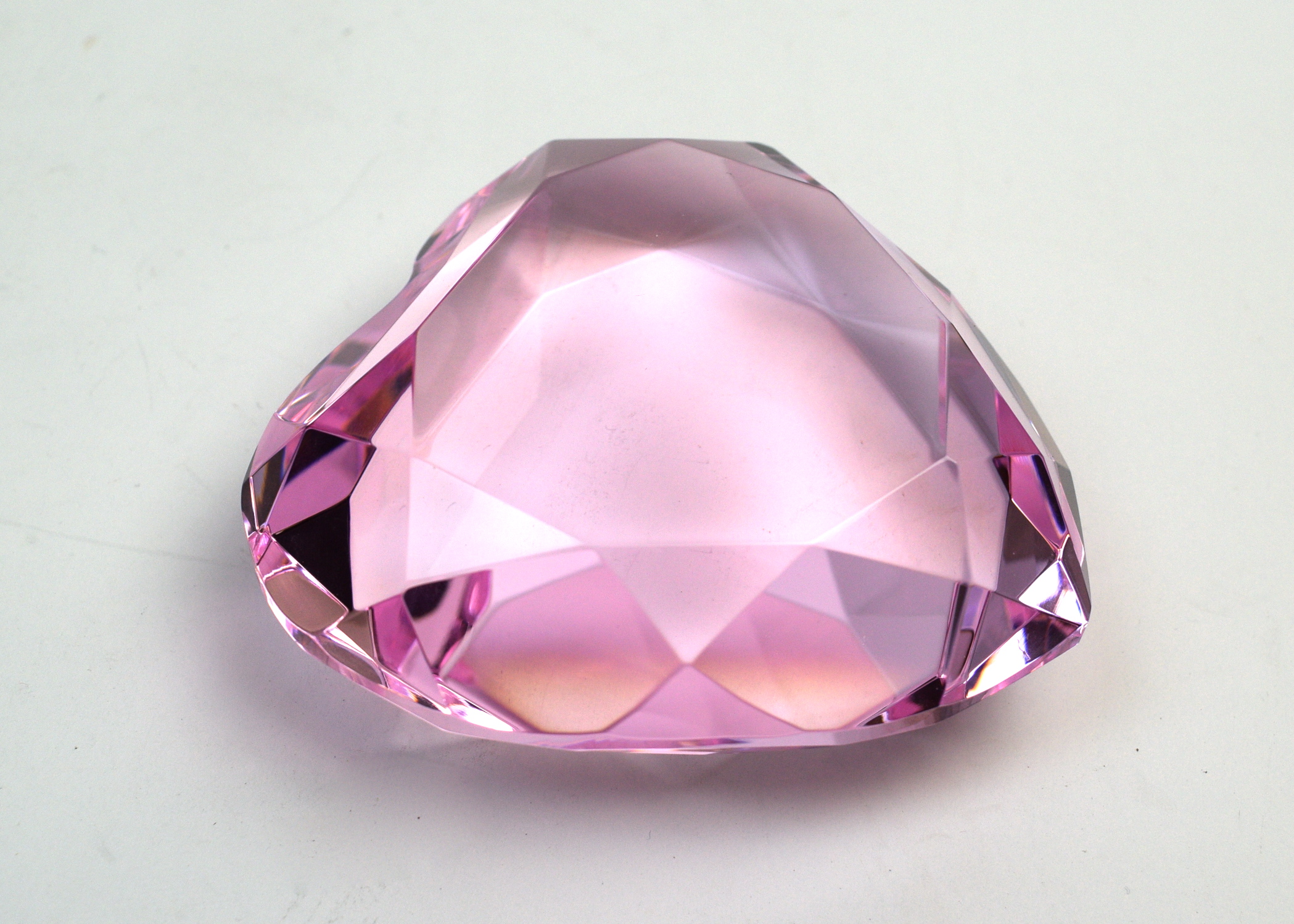 Rosenthal Crystal Heart Paperweight