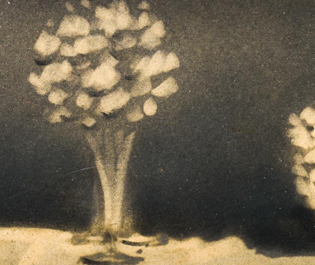 Original Charcoal and Pencil Post Mortem Drawing