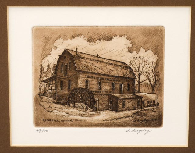 Two Signed Limited Edition Aquatint Etchings by Stephen Pugsley