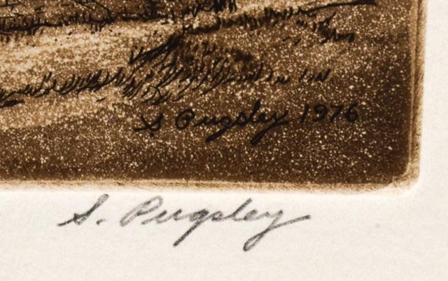 Two Signed Limited Edition Aquatint Etchings by Stephen Pugsley