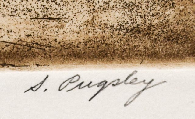 Two Signed Limited Edition Aquatint Etchings by Stephen Pugsley