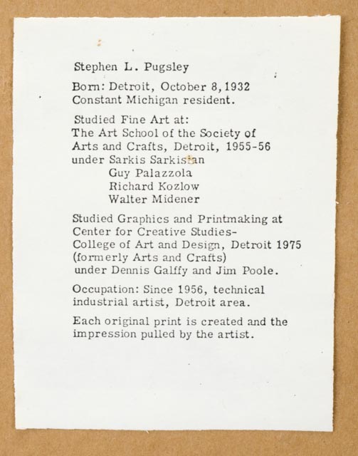 Two Signed Limited Edition Aquatint Etchings by Stephen Pugsley