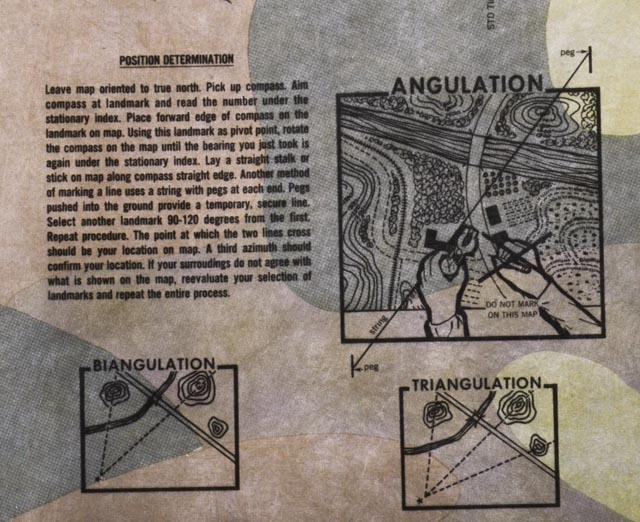 US Military Evasion Chart for Desert Storm