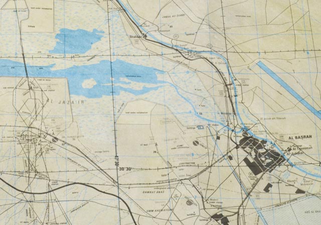 US Military Evasion Chart for Desert Storm