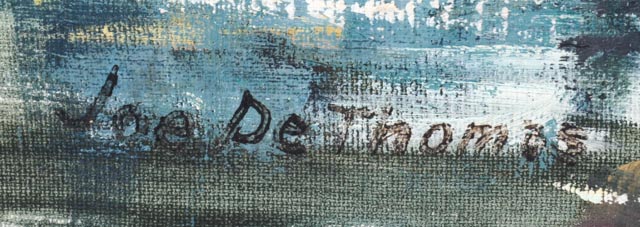 Joe DeThomas "Glymer's Mill" Oil on Canvas