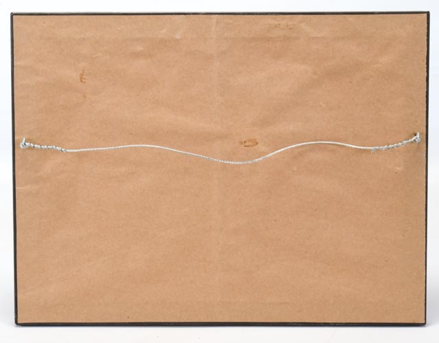 Robert Fabe Original Sepia Tone Ink Wash Painting