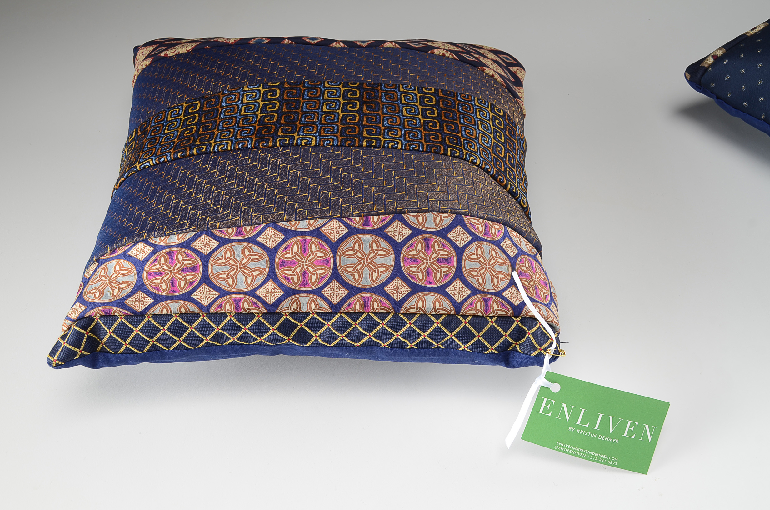 Two Artisan Made Accent Pillows by Kristin Dehmer