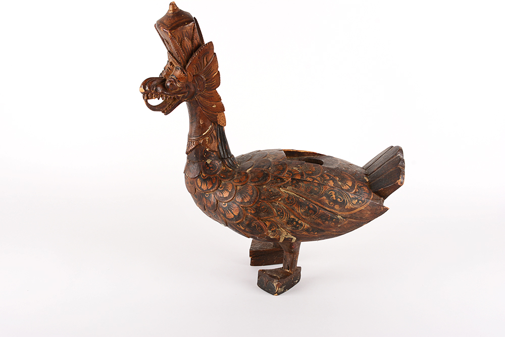 Antique Carved Garuda Bird Sculpture