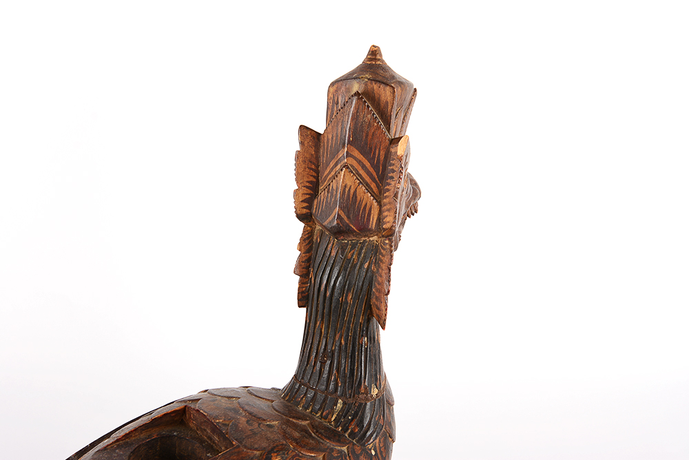 Antique Carved Garuda Bird Sculpture