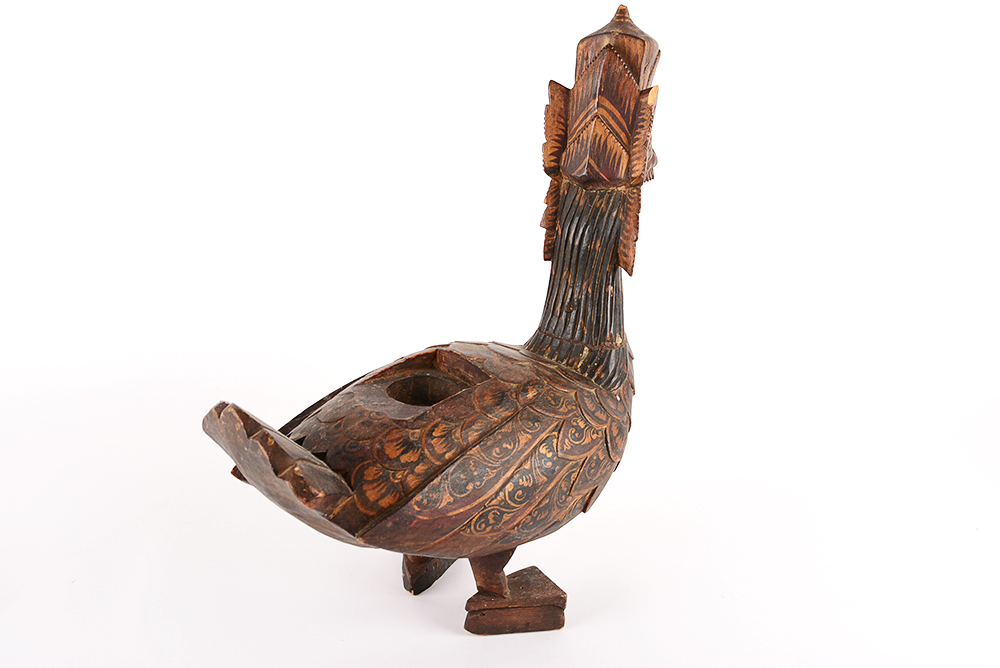 Antique Carved Garuda Bird Sculpture