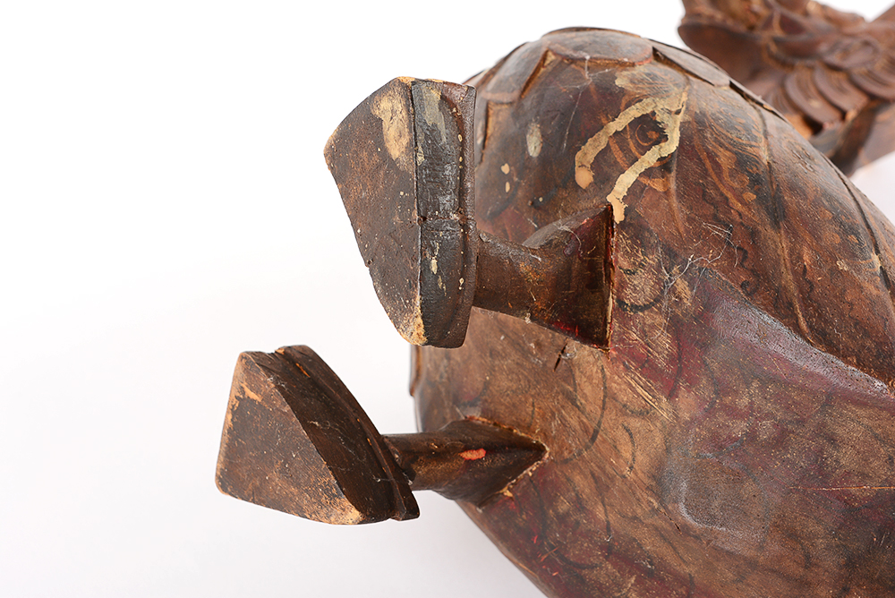 Antique Carved Garuda Bird Sculpture