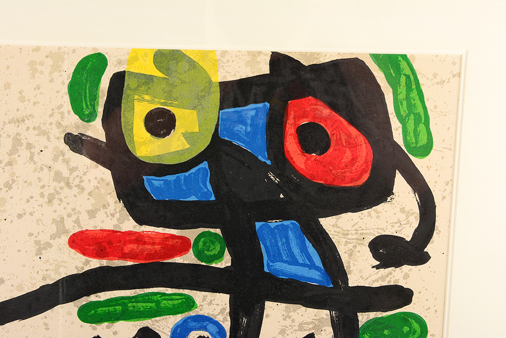Original Joan Miro Lithograph Titled "Owl"