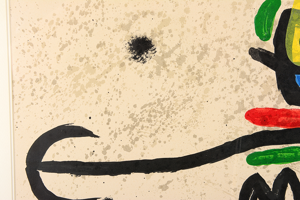 Original Joan Miro Lithograph Titled "Owl"