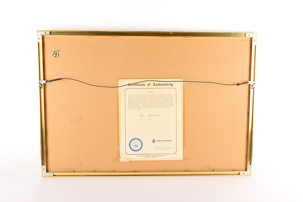 Original Joan Miro Lithograph Titled "Owl"