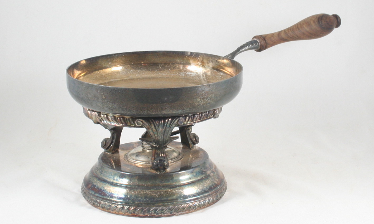 Silverplate Flambe' Pan