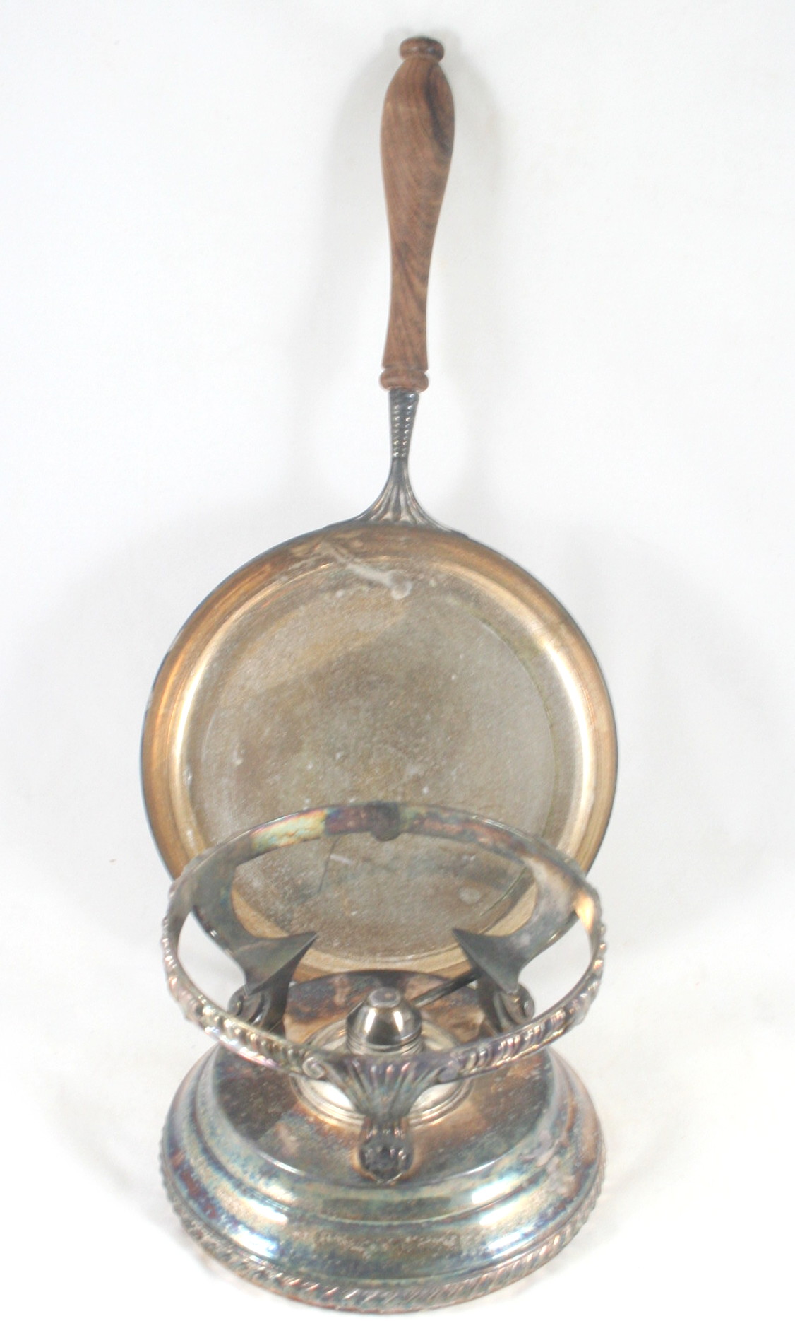 Silverplate Flambe' Pan