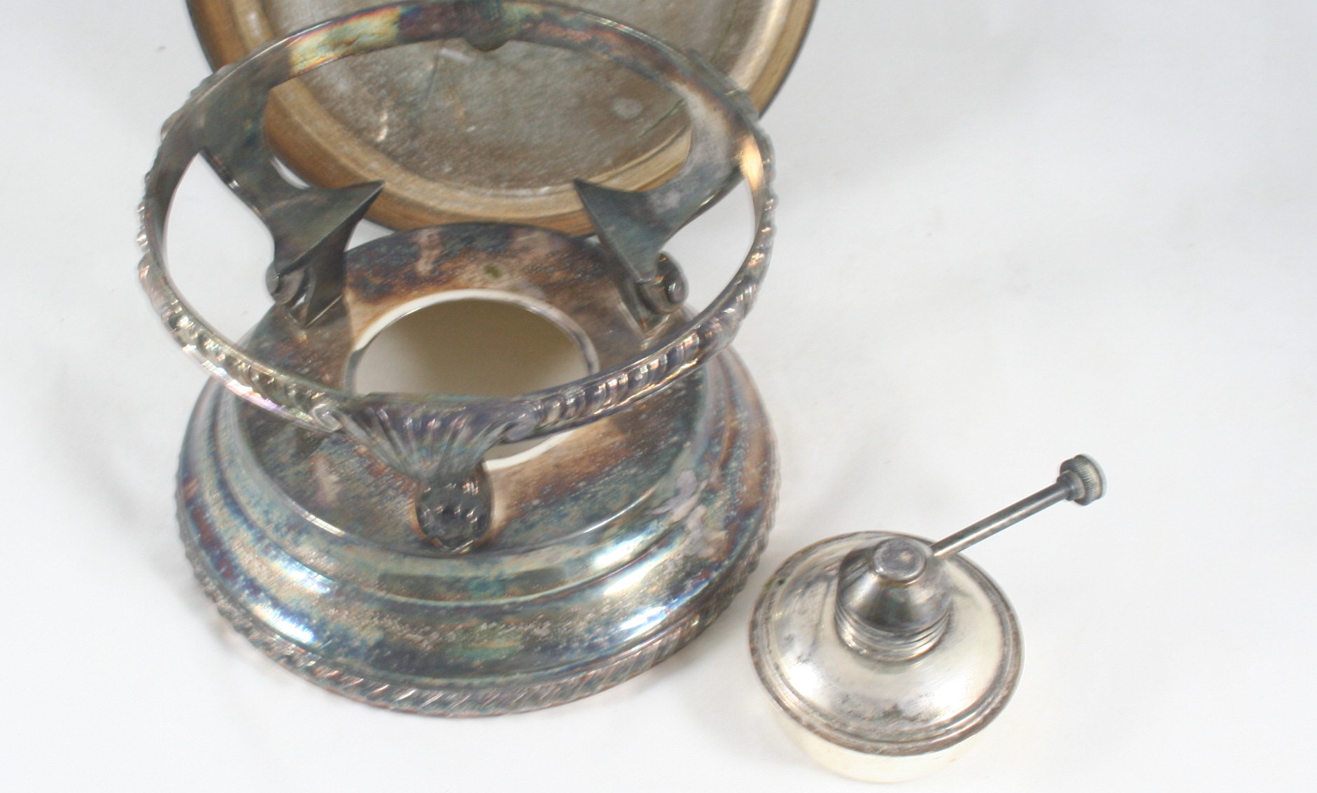 Silverplate Flambe' Pan