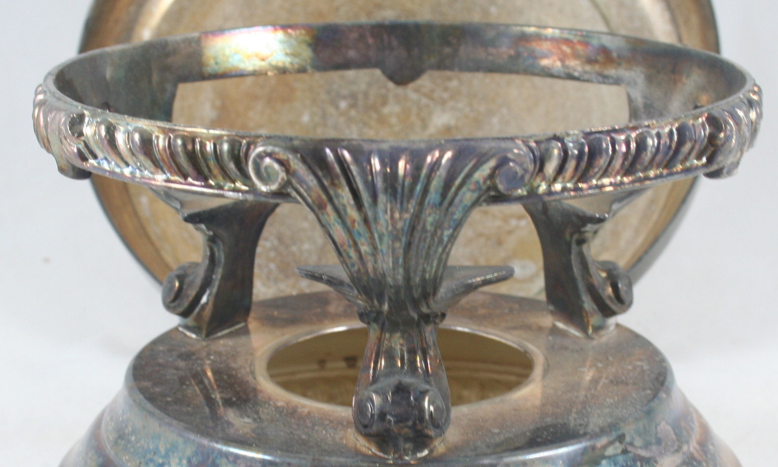 Silverplate Flambe' Pan