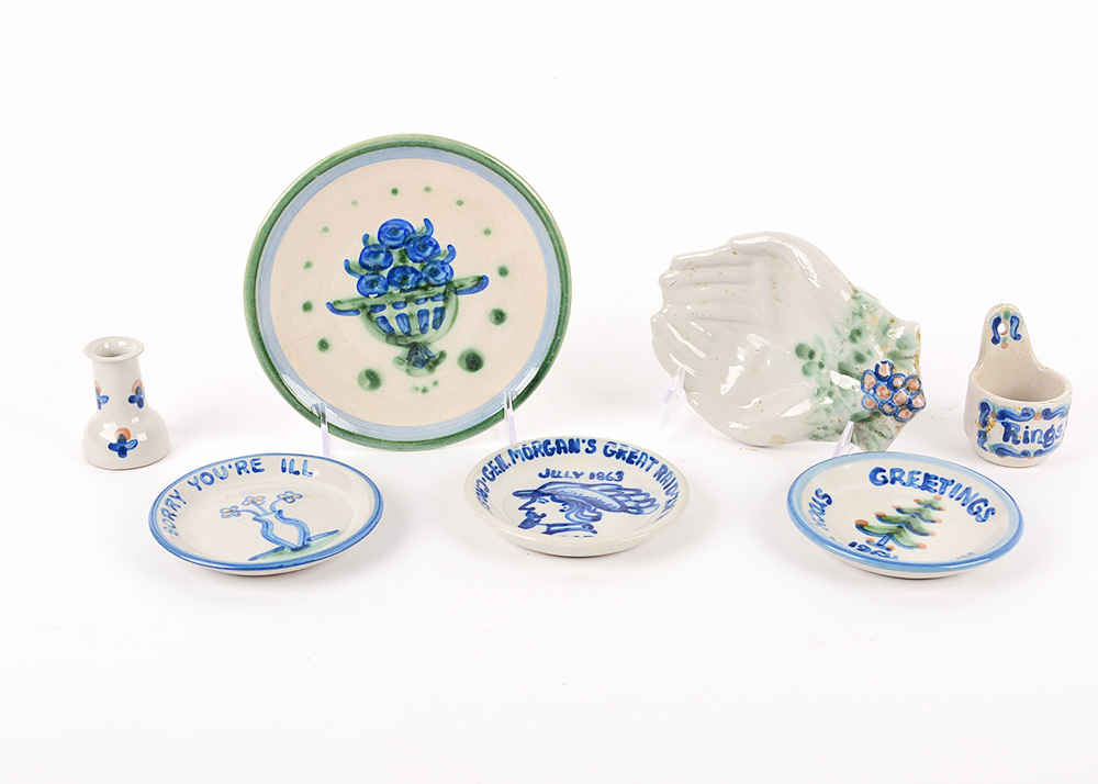 Collection of M.A. Hadley Stoneware Pottery