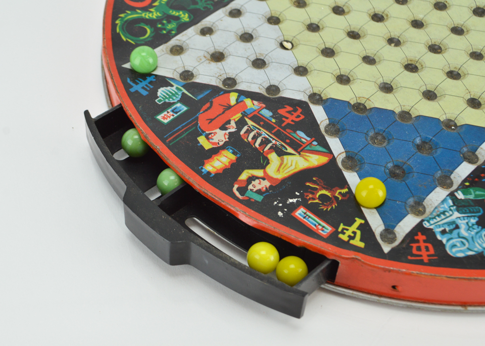 Vintage Chinese Checker/Checker Game Boards