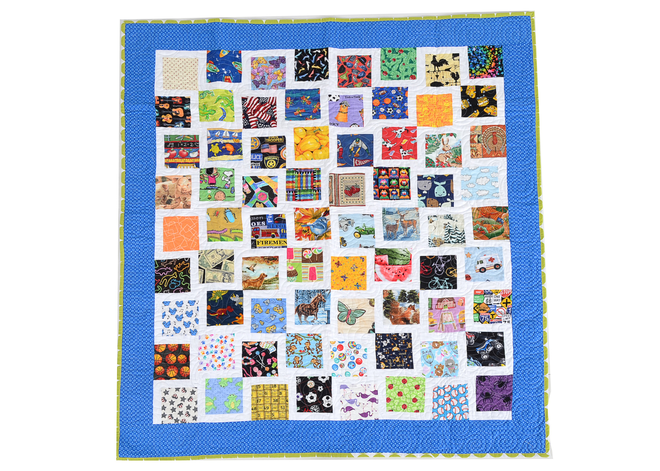Artisan Made "I Spy" Children's Quilt by Robin Nielsen