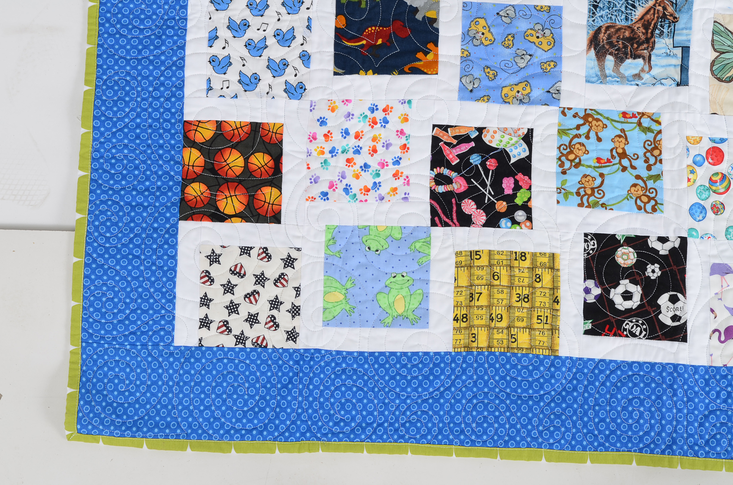 Artisan Made "I Spy" Children's Quilt by Robin Nielsen