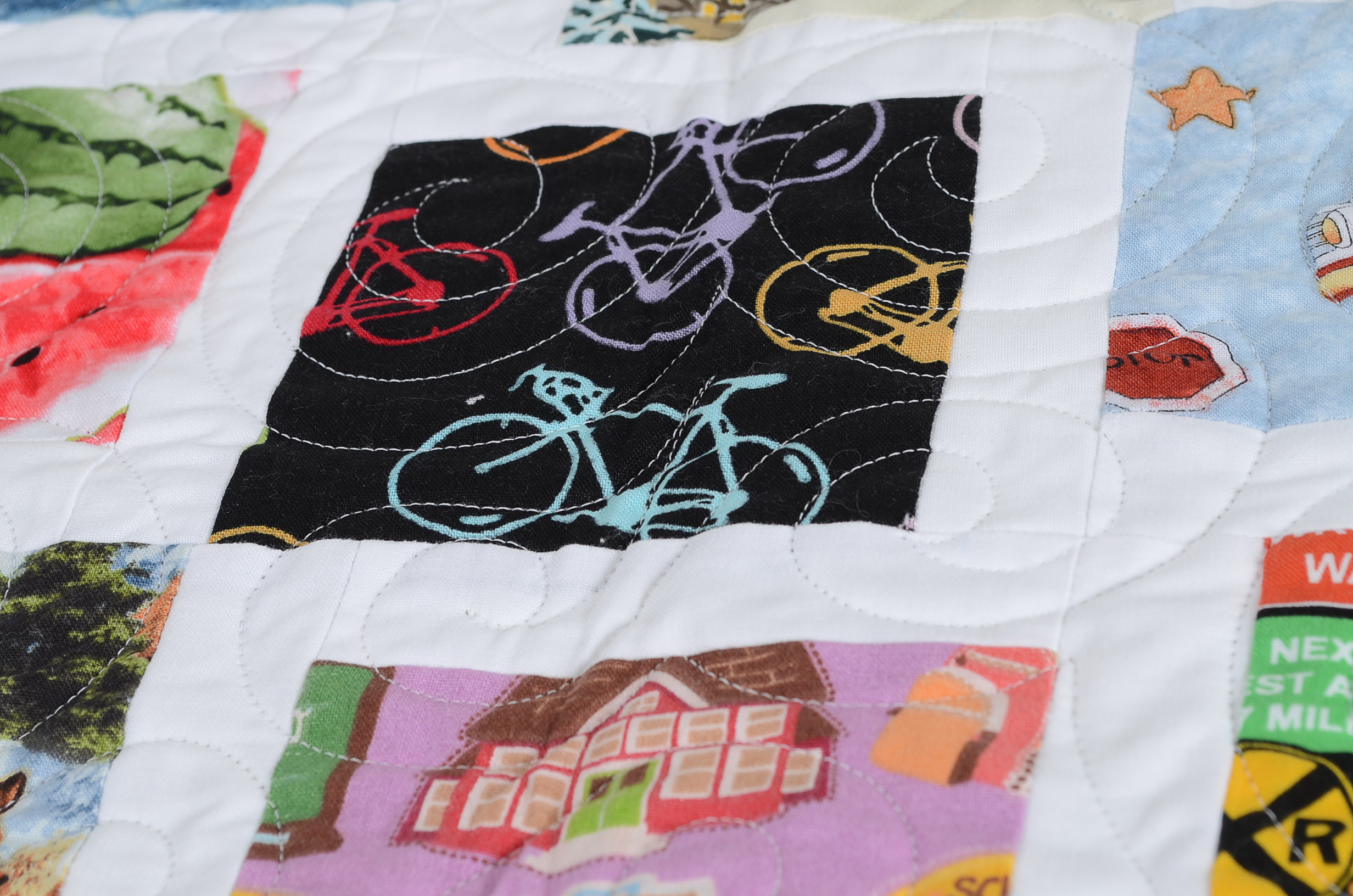 Artisan Made "I Spy" Children's Quilt by Robin Nielsen