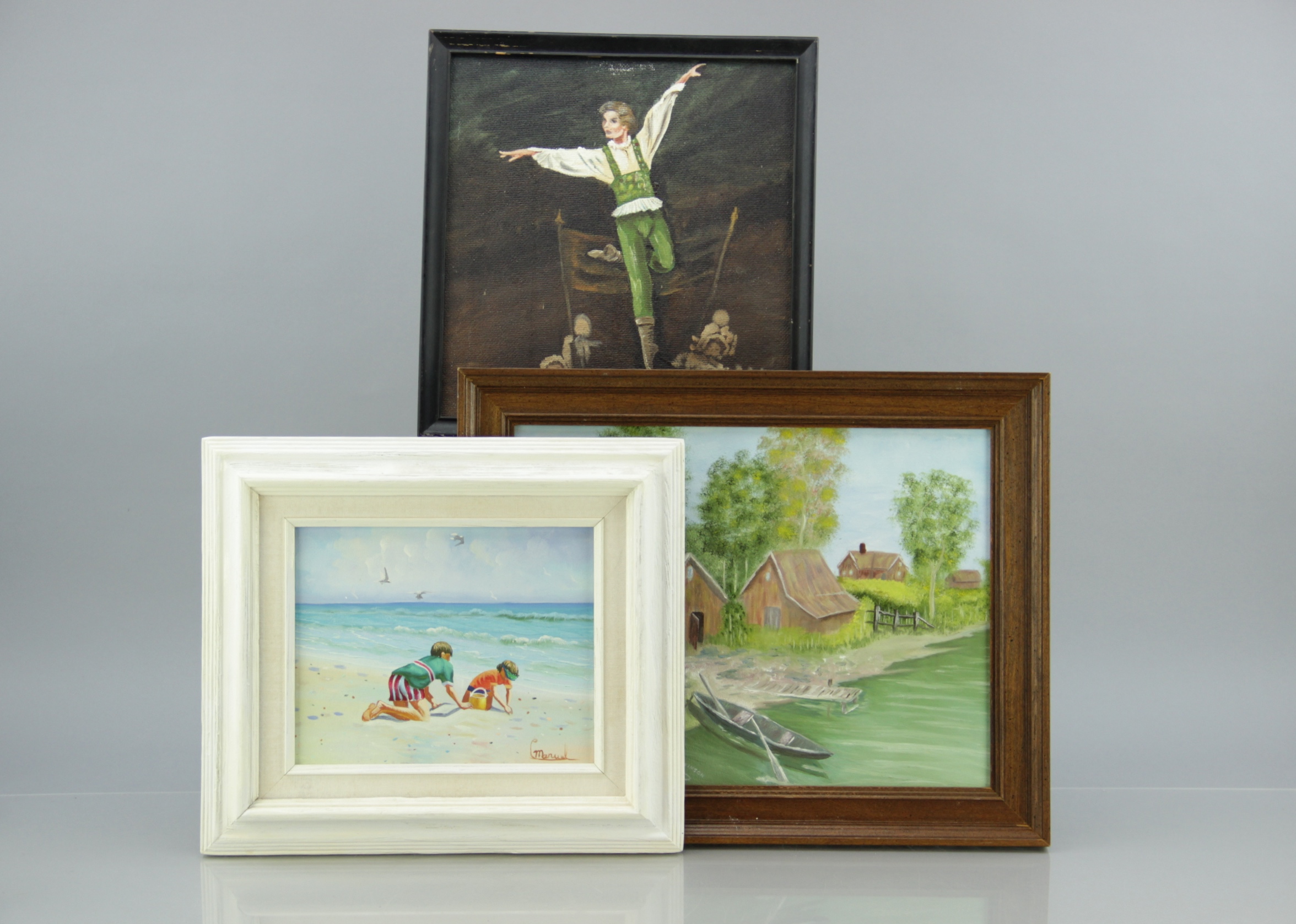 Three Decorative Framed Paintings