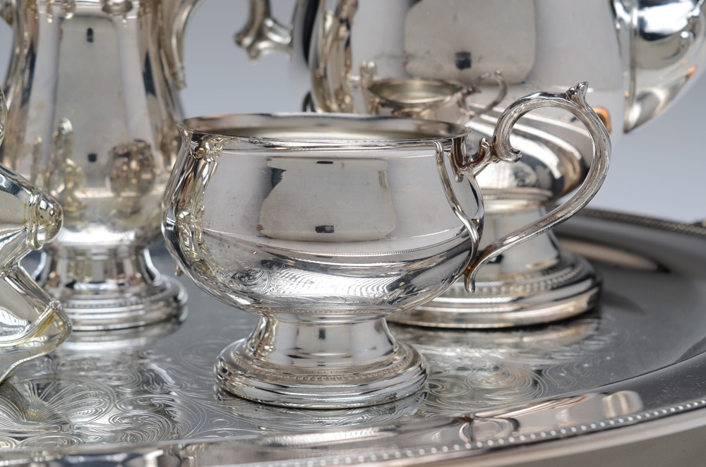 Silver-plate Tea Set, Oneida