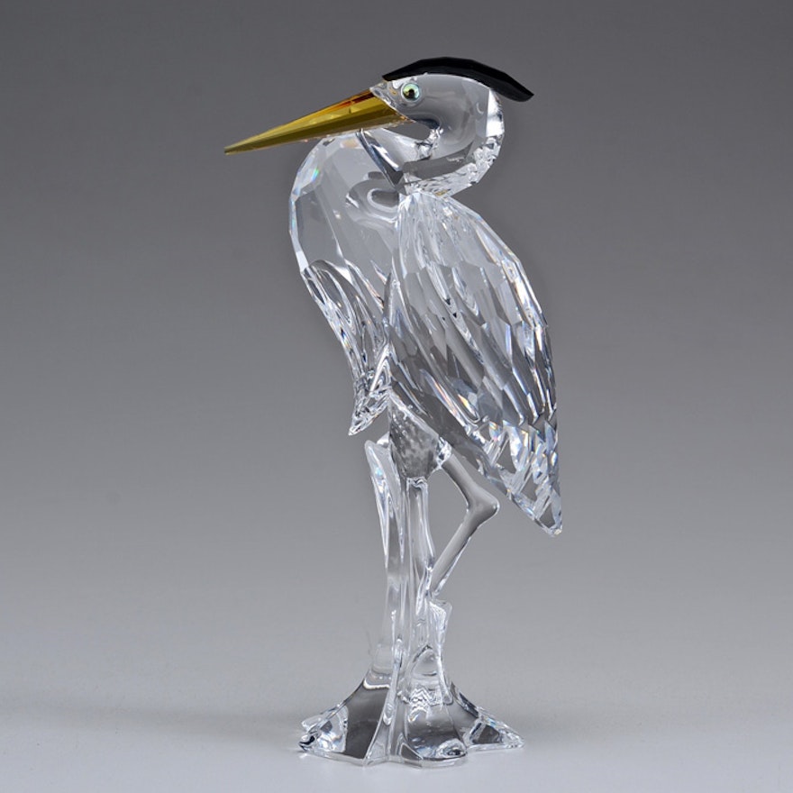 Swarovski Crystal "Heron" Figurine