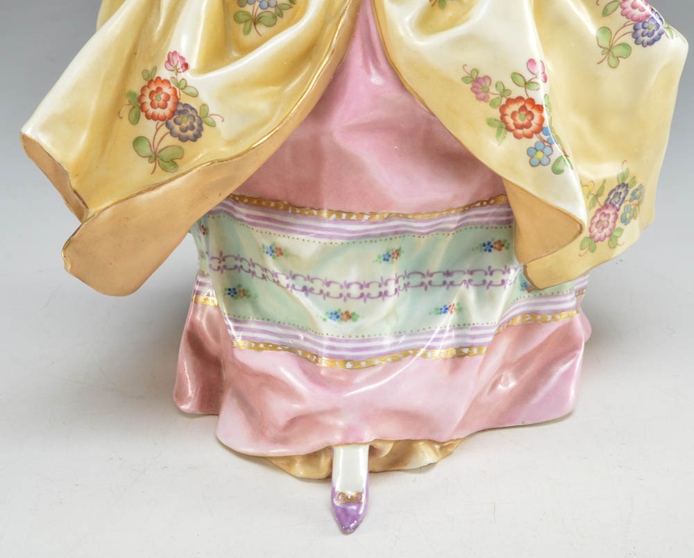 Capodimonte Porcelain Figurine - Woman in a Dress