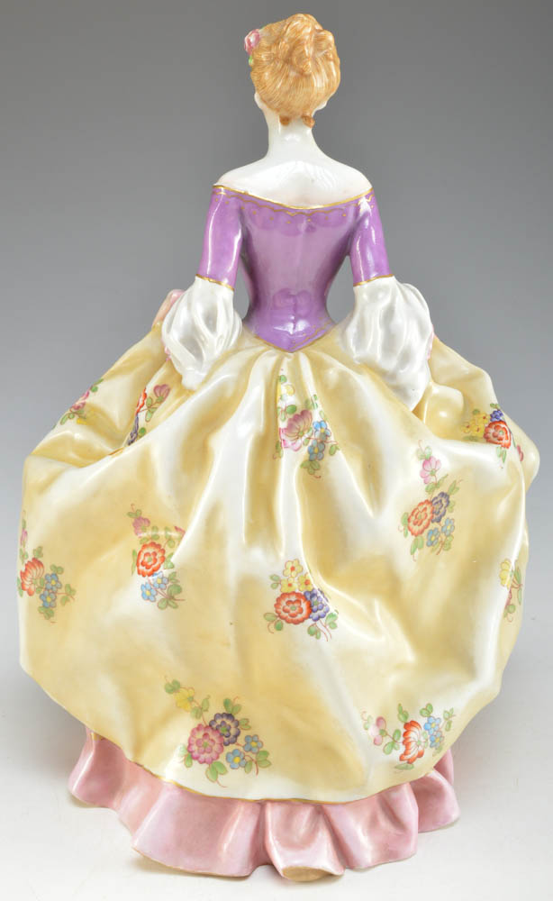 Capodimonte Porcelain Figurine - Woman in a Dress