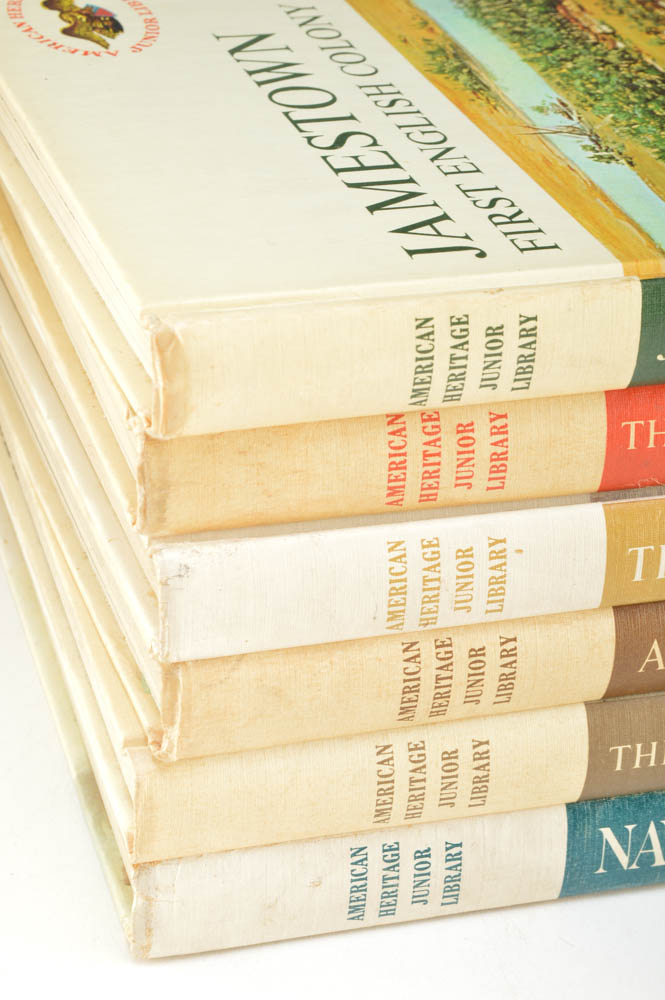American Heritage Junior Library History Book Lot