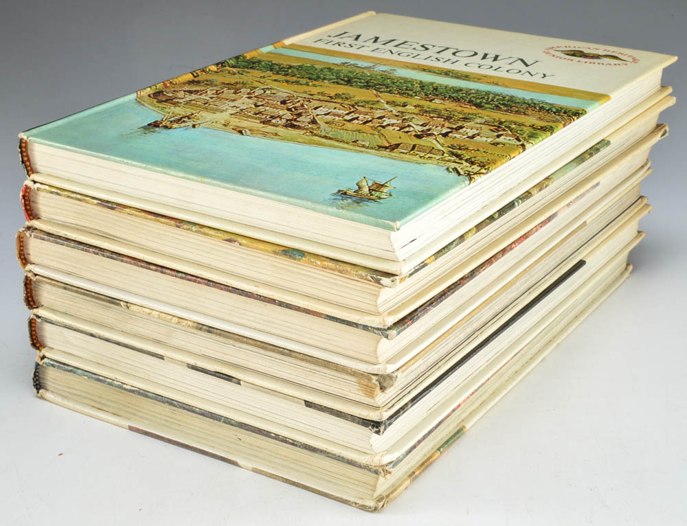 American Heritage Junior Library History Book Lot