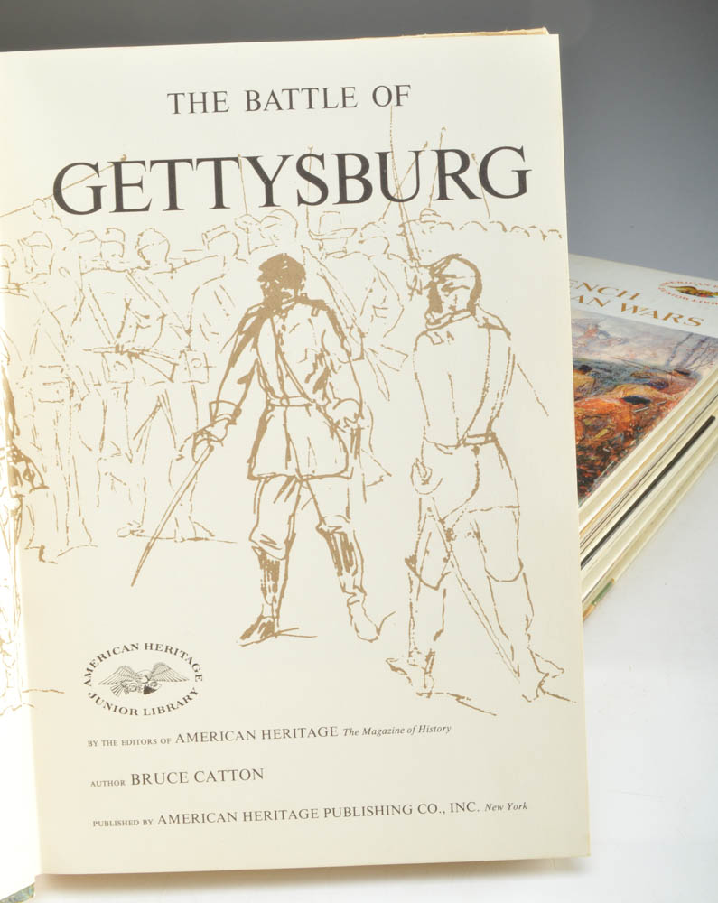 American Heritage Junior Library History Book Lot