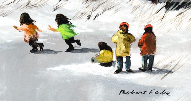 Original Oil on Board by Robert Fabe