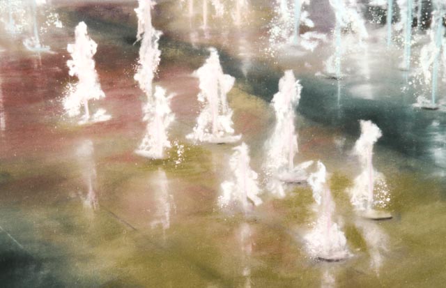 Hannah Beck "Dance of the Fountains" Giclée Print