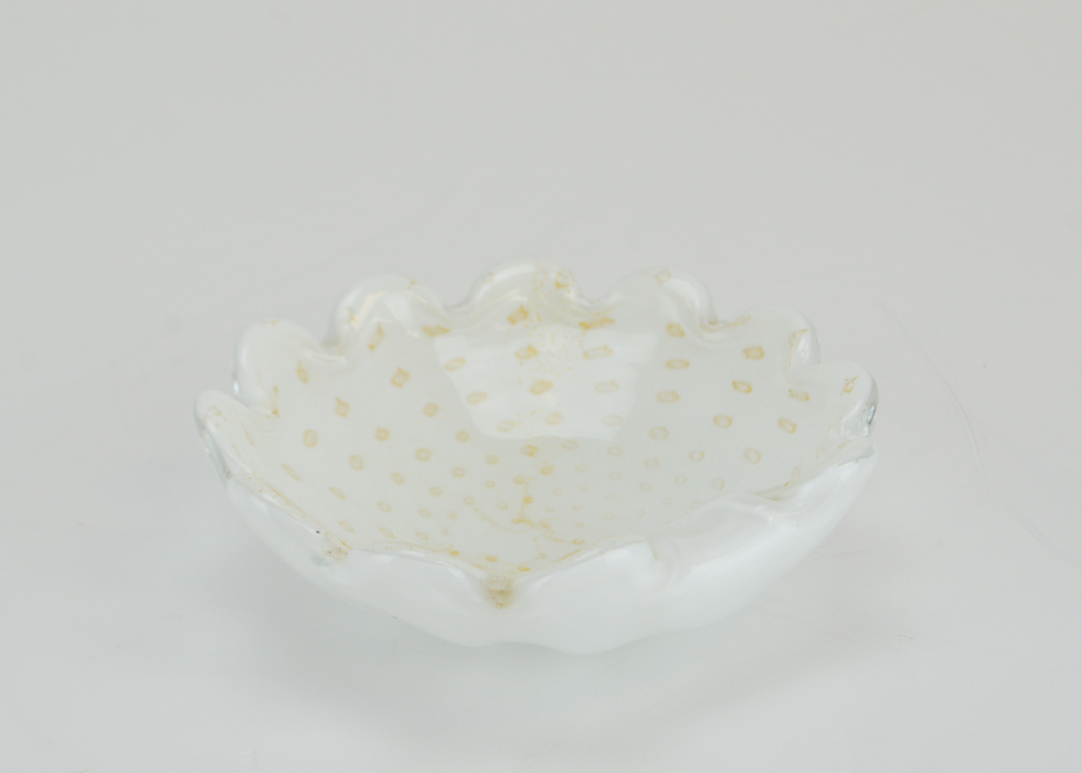 Murano Style Vintage Glass Smoking Set