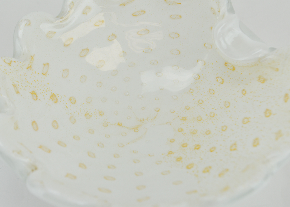 Murano Style Vintage Glass Smoking Set