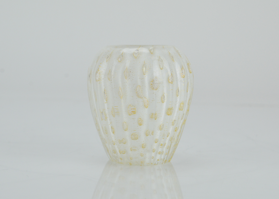 Murano Style Vintage Glass Smoking Set