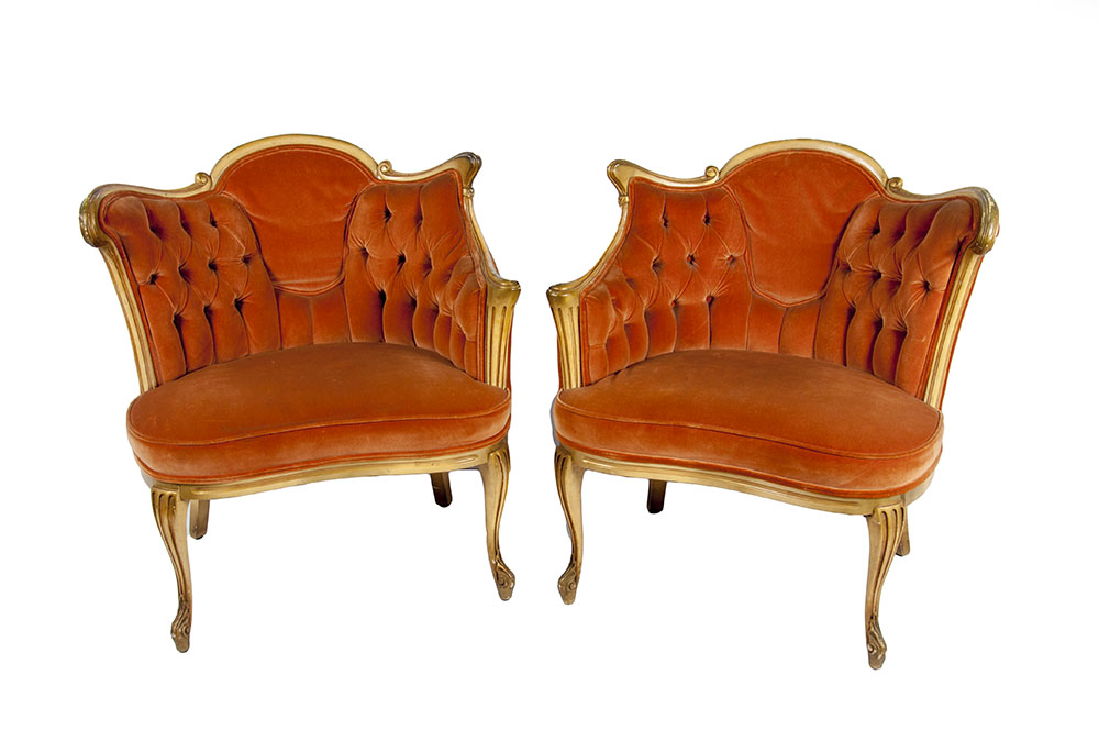 Asymmetrical Victorian Chairs