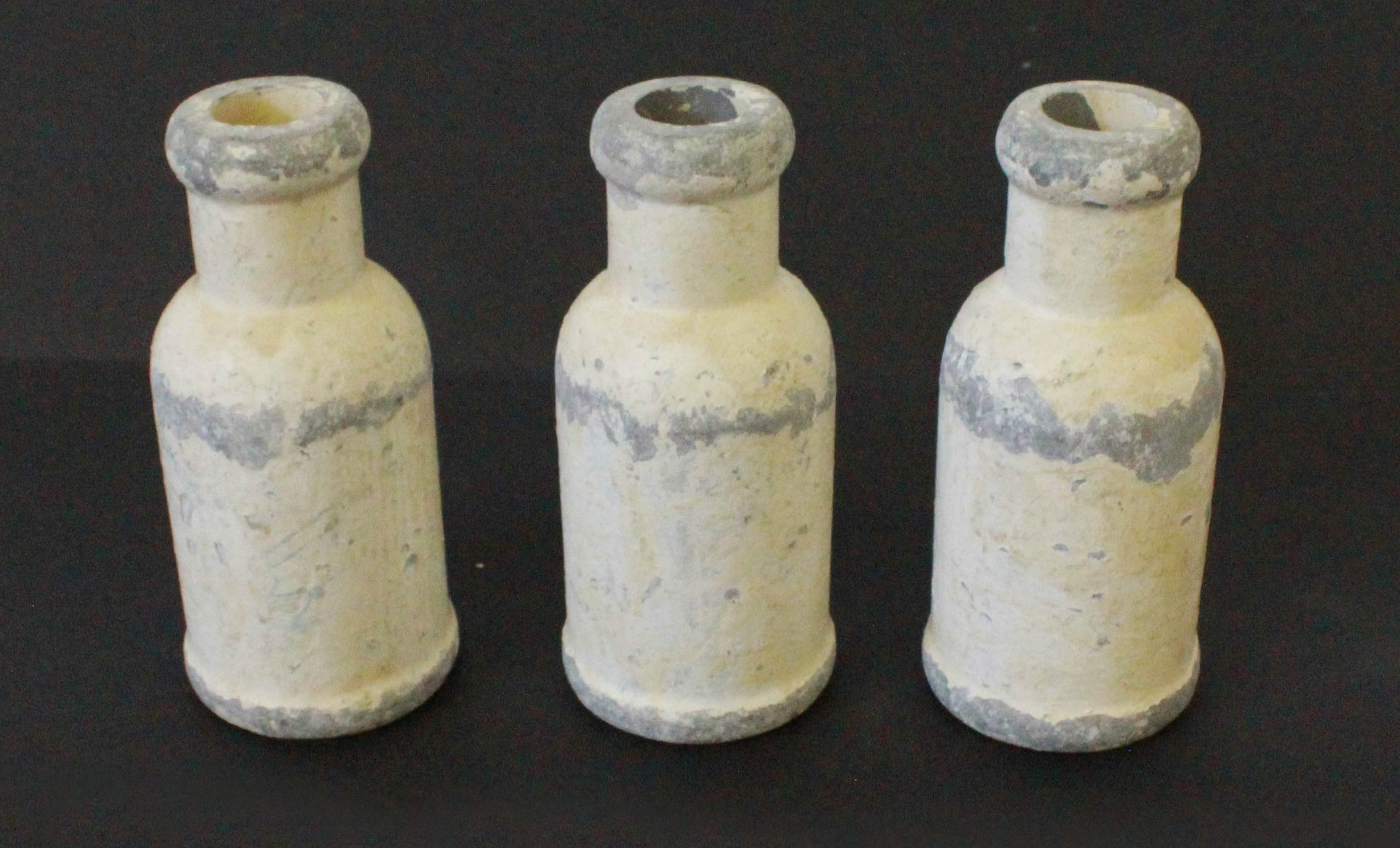 Vintage Carnival Game Lead Milk Bottles