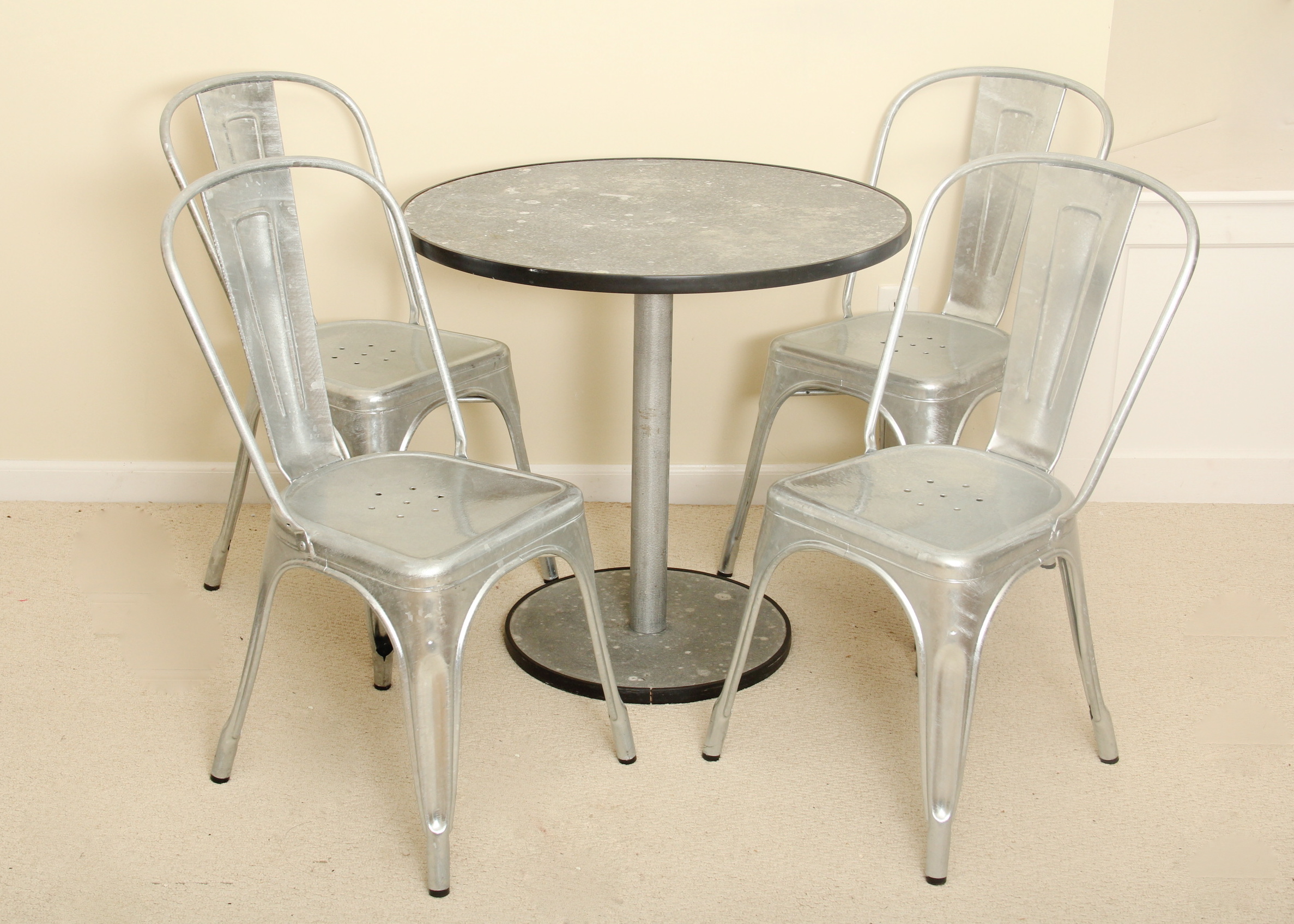 Industrial Bistro Set made In France